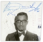 Sammy Davis, Jr. Twice-Signed Passport Issued in 1963 -- With Dozens of Stamps Documenting His Travels Throughout the 1960s